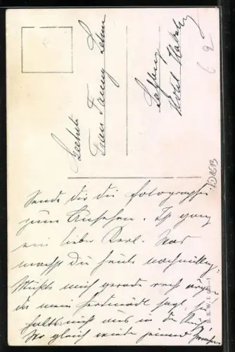 Künstler-AK Karl Feiertag: bezauberndes Kinderpaar umarmt sich