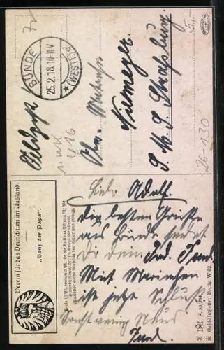 Künstler-AK Günther Nagel: Ganz der Papa (), Mann in Uniform schaut sich Knaben an