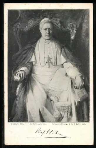 AK Portrait von Papst Pius X.