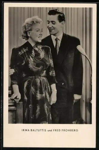 AK Musiker Irma Baltuttis und Fred Frohberg gemeinsam auf der Bühne
