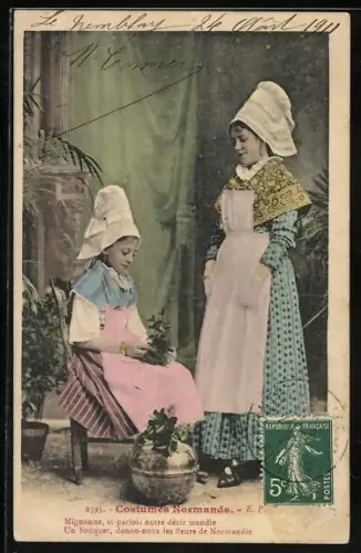 AK Normandie, Costumes Normands