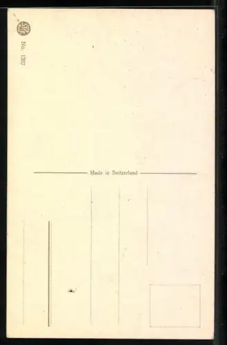 Künstler-AK Carlo Chiostri: Vogel mit buntem Gefieder auf einem Ast sitzend