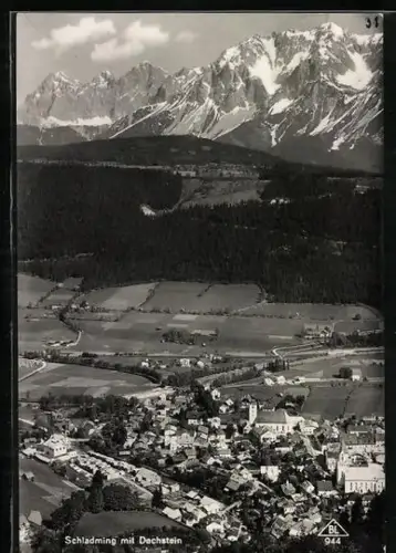 AK Schladming, Teilansicht mit Dachstein