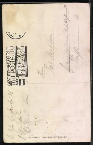 Künstler-AK Max Luber: München, Münchner Kindl und Betrunkener mit einem Bierkrug