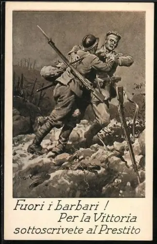 AK Fuori i barbari!, Per la Vittoria sottoscrivete al Prestito, Prestito Nazionale, Rendita Consolidata, 5% netto