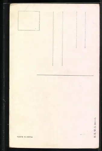 Künstler-AK Karl Feiertag: Kinder beobachten einen Dackel und einen Frosch