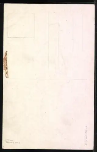 Künstler-AK Fritz Schönpflug: Bereit sein ist alles, Soldat in Uniform mit Schirmmütze