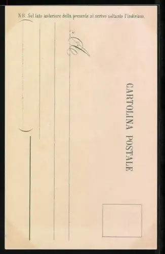 AK Fumatore italiano, Rauchender Bursche mit Wasserkrug