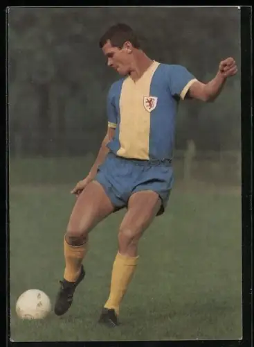 AK Aral-Sammelkarte, Fussballspieler Lothar Ulsass, Eintracht Braunschweig