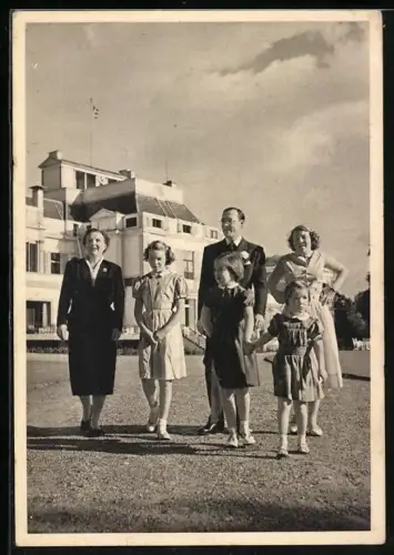 AK Prinz Bernhard und Königin Juliana von den Niederlanden