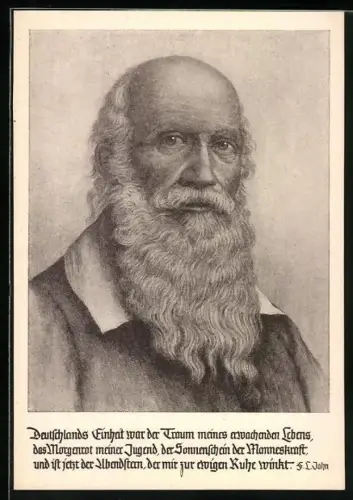 AK Portrait des Turnvater Jahn
