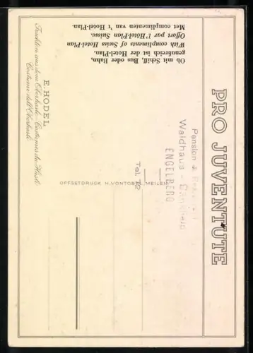 AK E. Hodel: Trachten aus dem Oberhasle, Costumes du Hasli