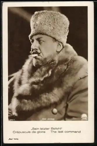 AK Emil Jannings in dem Film Sein letzter Befehl