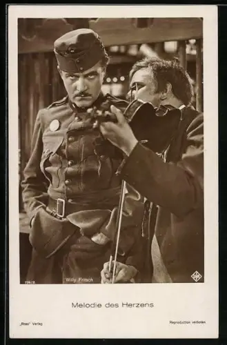 AK Filmszene aus Melodie des Herzens mit Willy Fritsch