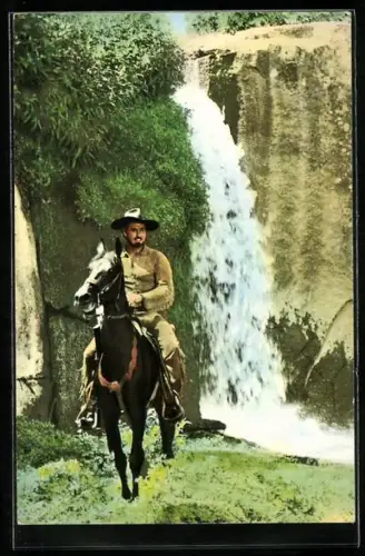 AK Buffalo Bill auf seinem Pferd aus dem Film Buffalo Bill
