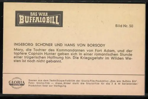 AK Film Das war Buffalo Bill, Mary und Captain Hunter