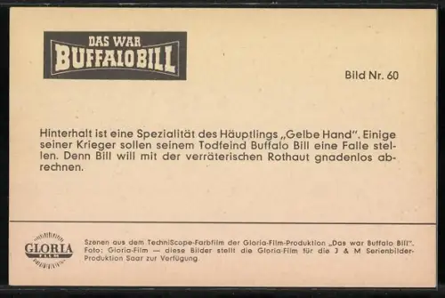 AK Das war Buffalo Bill, Bild Nr. 60, Szene aus dem TechniScope-Farbfilm, Western