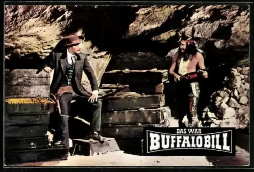 AK Filmszene aus dem Film Das war Buffalo Bill-Bild Nr. 40