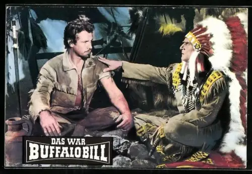 AK Filmszene aus dem Film Das war Buffalo Bill-Bild Nr. 38