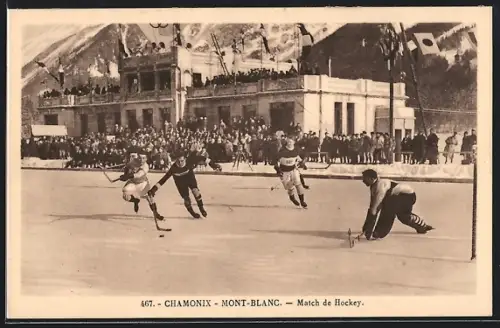 AK Chamonix, Match de Hockey, Eishockey