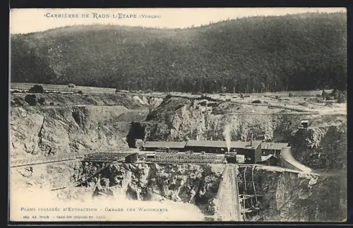 AK Raon-l`Etape /Vosges, Les Carrières, Steinbruch