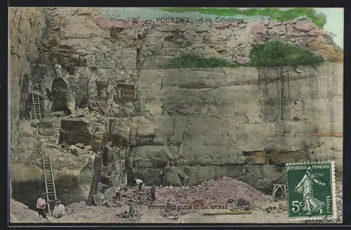 AK Pouxeux, Les Carrières, Steinbruch