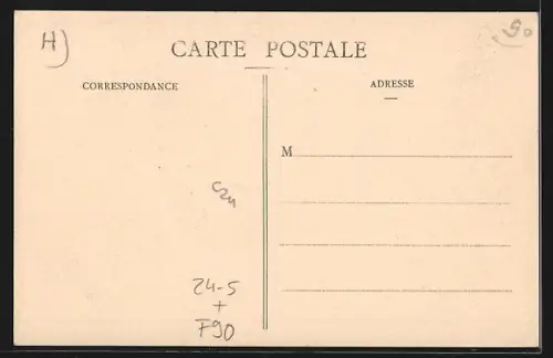 AK Delle, Inondation de 1910, Strassenpartie bei Hochwasser im Winter