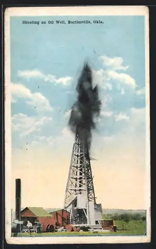 AK Bartlesville, OK, Shooting an Oil Well, Erdöl