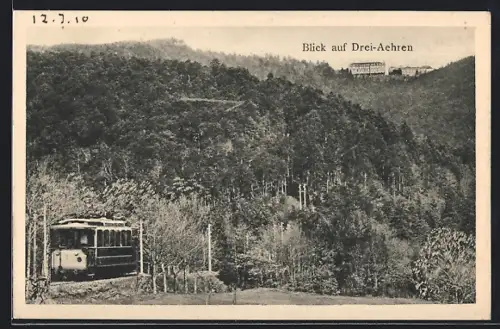 AK Drei-Aehren, Blick zur Bergbahn