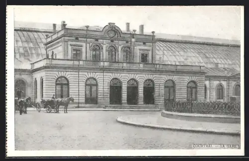 AK Courtrai, La Gare