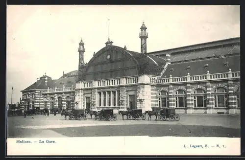 AK Malines, La Gare