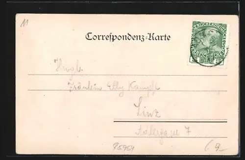 AK Admont, Ortsansicht mit Bahnhof