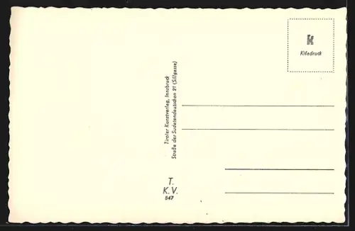 AK Innsbruck, Hauptbahnhof mit Vereinigungsbrunnen