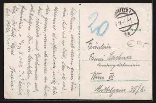 AK Amstetten, Strassenpartie am Bahnhof mit Hotel