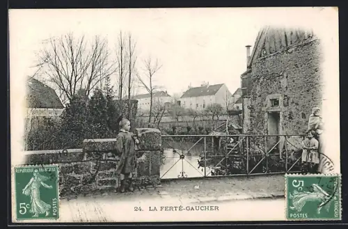 AK La Ferté-Gaucher, Ortspartie