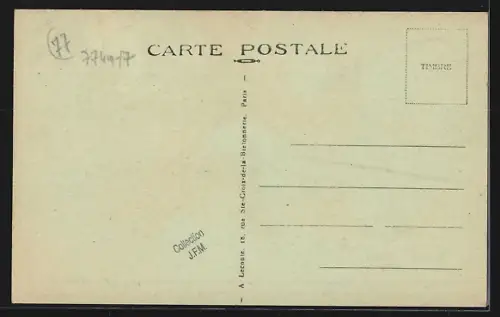 AK Luzancy, Ecole de Plein Air et Colonies Scolaires de la Caisse des Ecoles du 18. Arrt mit Pony im Garten