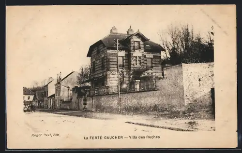 AK La Ferté-Gaucher, Villa des Roches