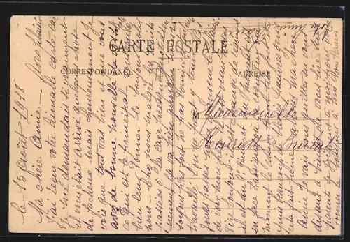 AK La Ferté-Gaucher, Le Calvaire, Croisement des routes