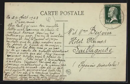 AK Villefort, Vue Panoramique du cotè Sud