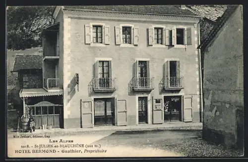 AK St-Julien-en-Beauchêne, Hotel Bermond