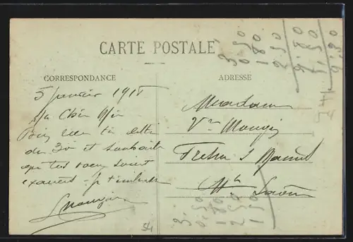 AK Toul, La Rue Gambetta, Strassenpartie