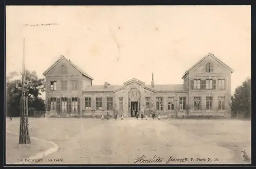 AK Le Bourget, La Gare, Bahnhof