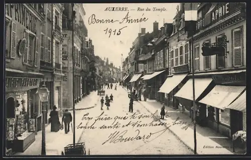 AK Auxerre, Rue du Temple
