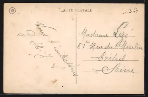 AK Gisy-les-Nobles, Route de Pont-sur-Yonne