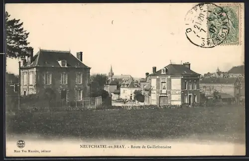 AK Neufchatel-en-Bray, Route de Gaillefontaine
