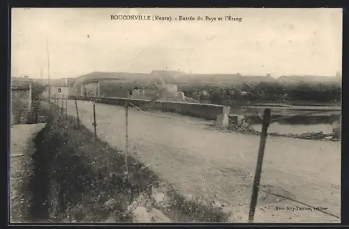 AK Bouconville, Entrèe du Pays et l`Ètang