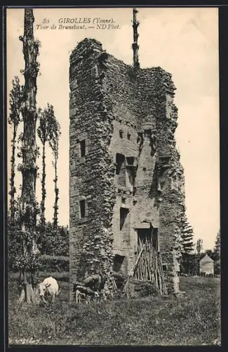 AK Girolles, Tour de Brunehaut