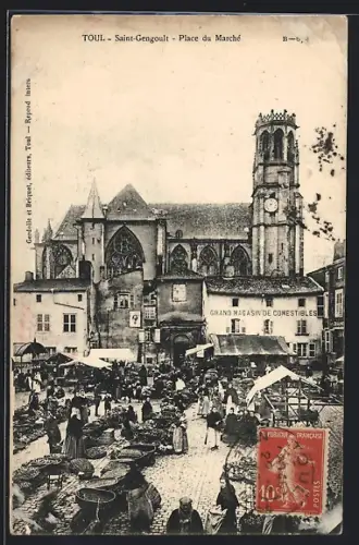 AK Toul, Saint Gengoult, Place du Marché