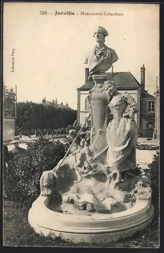 AK Janville, Monument Colardeau