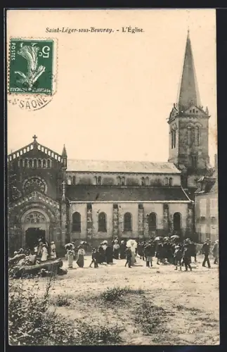 AK Saint-Leger-sous-Beuvray, L`Eglise